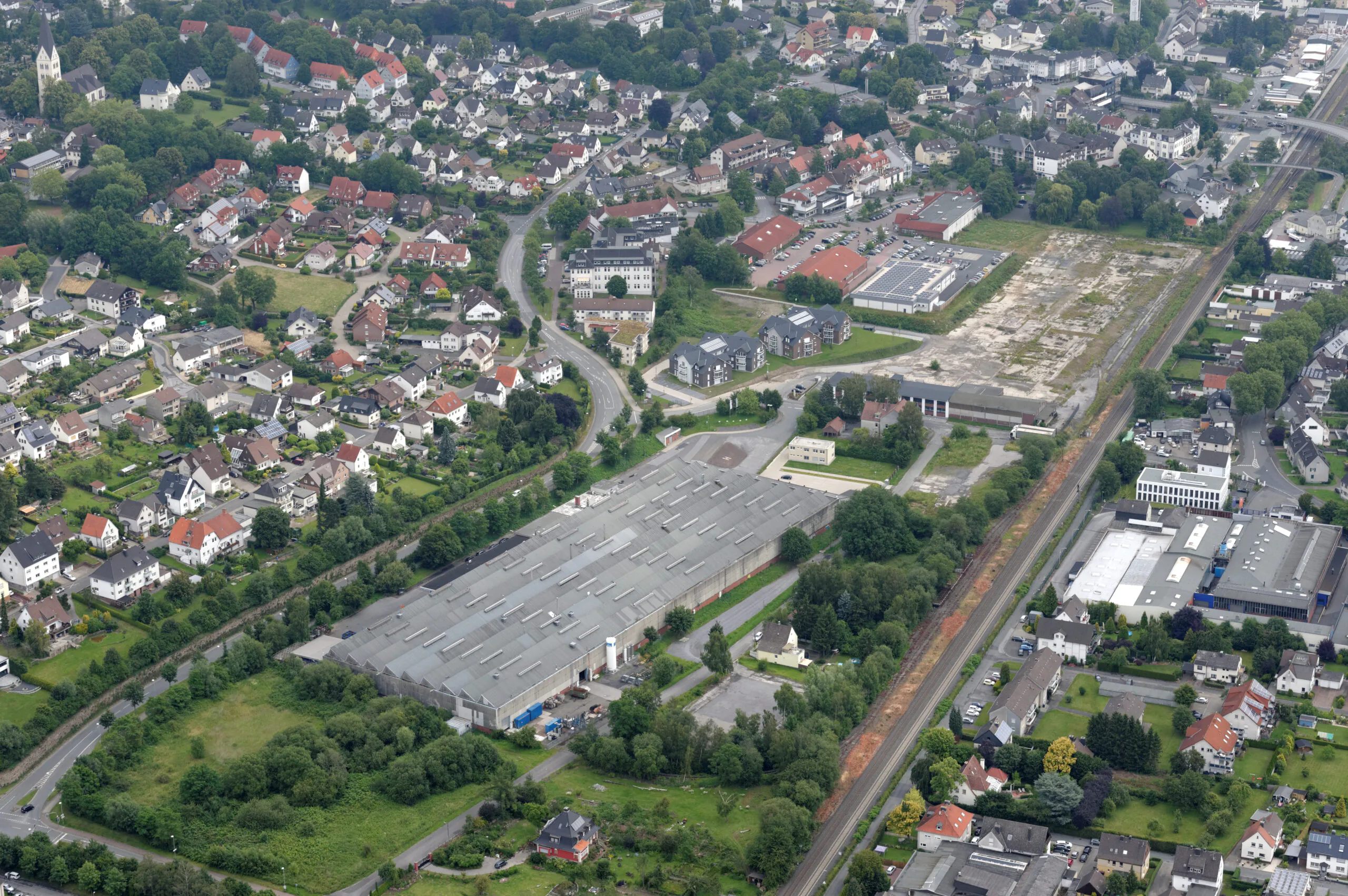 Vogelperspektive von Wickede